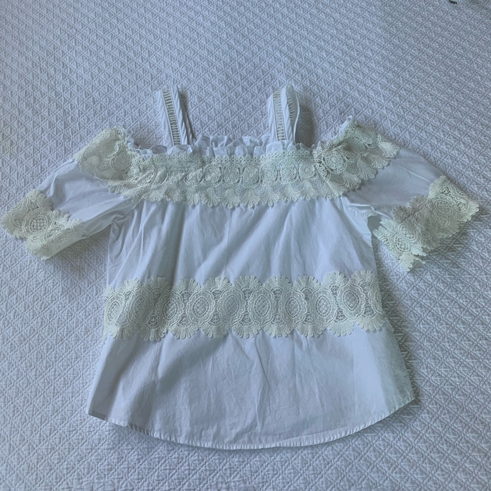 White Lace Blouse (S)